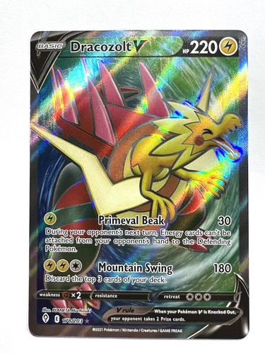 Dracozolt V 58/203 Evolving Skies Holo Rare Pokemon Card Pokmon TCG 058 |  eBay