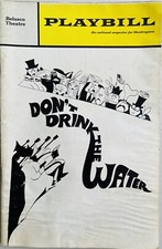 Don't Drink the Water - Broadway Playbill - Apr 1968 - Tony Roberts