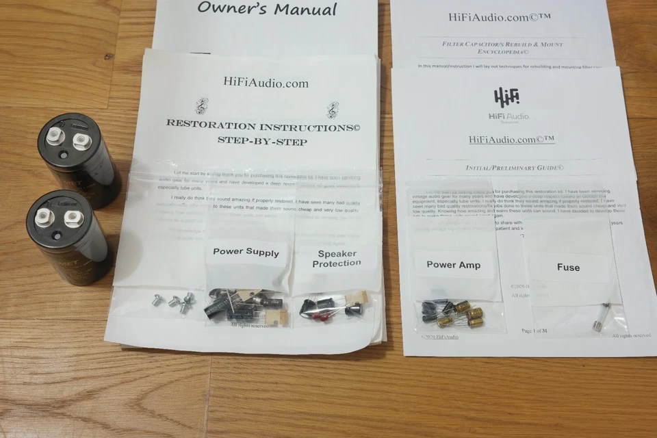 Sony TA-3200F reconstrucción restauración recapitulación actualización kit reparación condensador Foto 3 de 4