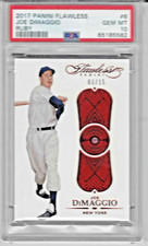 2017 Panini Flawless Ruby #6 Joe Dimaggio #3/15 PSA 10 Gem Mint (JBC365)