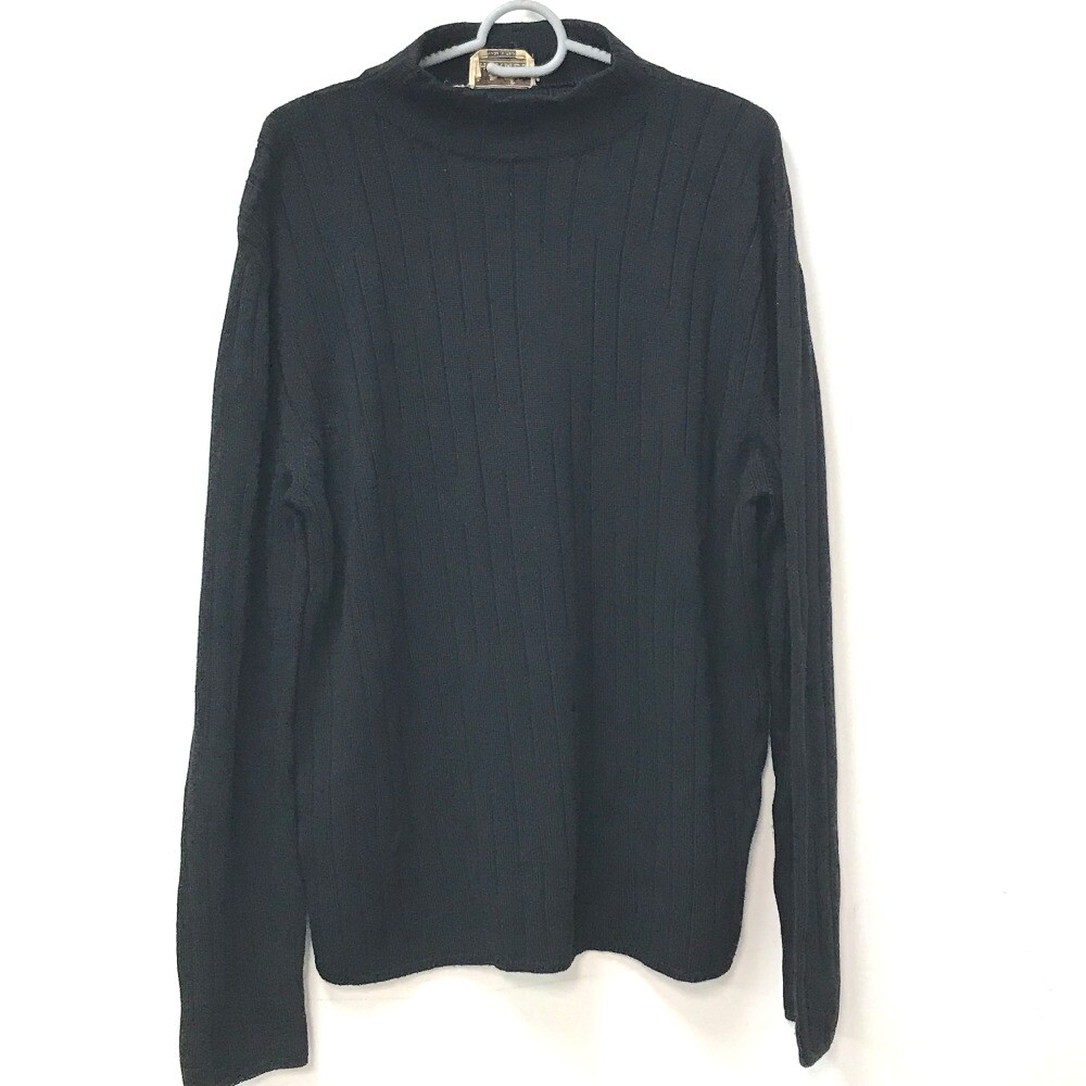 HERMES Turtleneck Long Sleeve Apparel stripe Knit Top HERMES Turtleneck Long Sleeve Apparel stripe Knit Top
