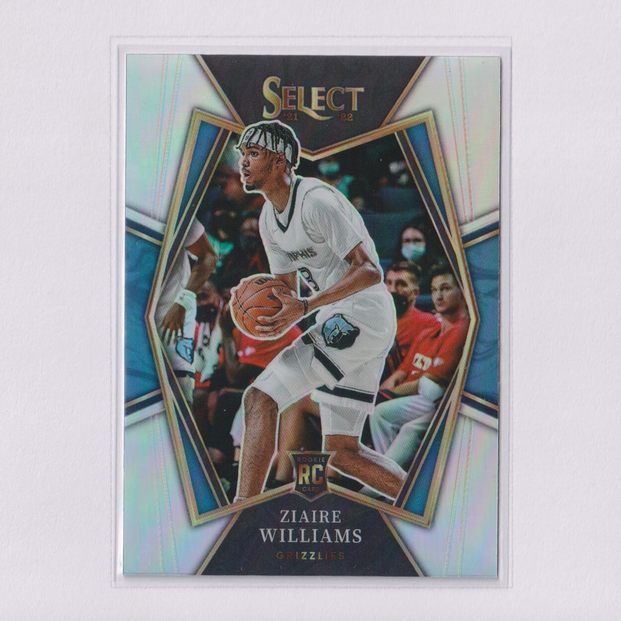 2021-22 Panini Select Silver Prizms Premier #181 Ziaire Williams RC Rookie