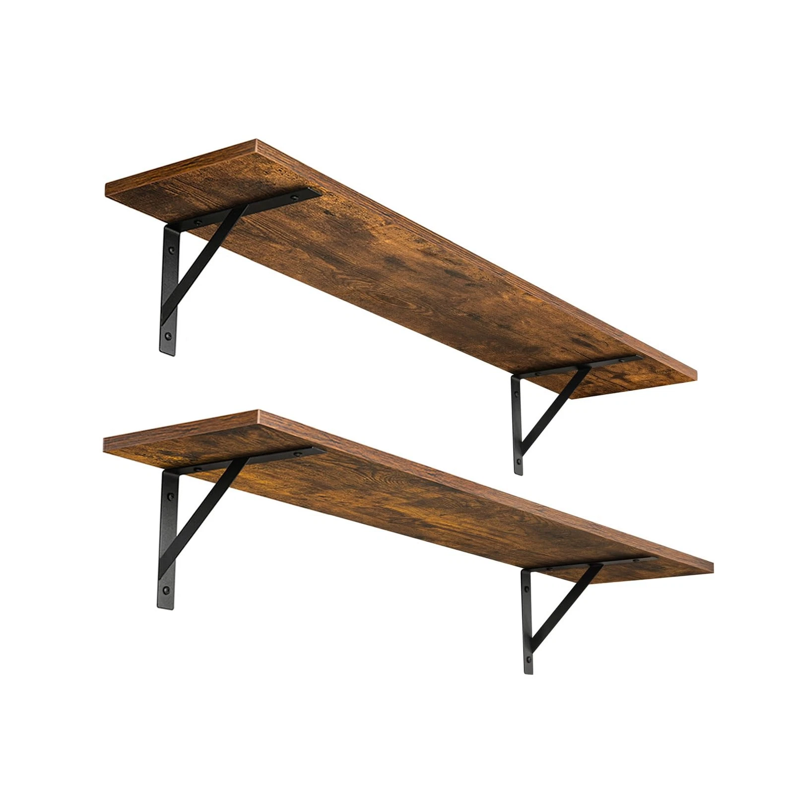 Wall Mounted Shelves 31.5 Inch Set of 2 - 22lbs Load Capacity for Home Decor