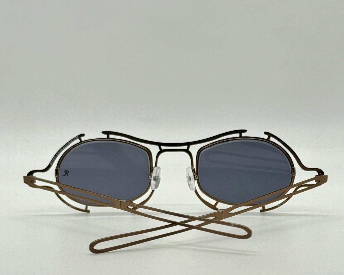 Raf Simons × Linda Farrow RAF13-C1 Bronze Sunglasses-Rare