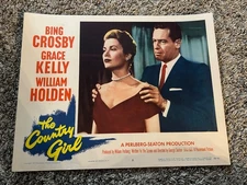 Vintage Movie Lobby Card "The Country Girl" 1954 Grace Kelly Bing Crosby