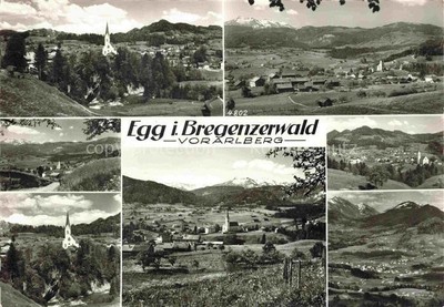 Egg Bregenzerwald Vorarlberg AT Panorama Alpen Landschaft