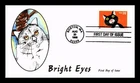 DR JIM STAMPS US COVER BRIGHTS EYE CAT FIRST DAY ISSUE HAND COLORED CACHET