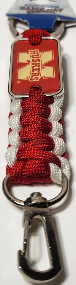 University Of Nebraska Cornhuskers Premium Paracord Keychain/Keyring (6.5")  - Image 2 of 2