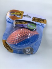 Original Splash Bombs Motion Activated Light Up Football Water Toy- New 5 Age
