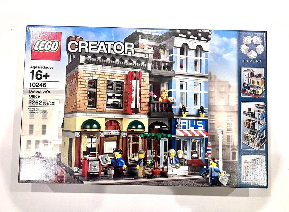 LEGO CREATOR: Oficina de Detectives (10246) Nuevo NISB Edificio Modular Raro Foto 2 de 4