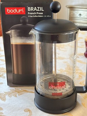 BODUM Brazil 8-Cup French Press Coffee Maker 34-oz Black