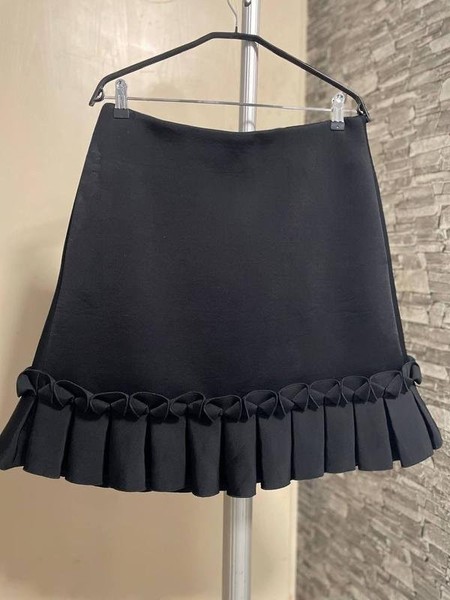Women COS Skirt Black Polyamide M