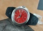 Ladies OMEGA Geneve Dynamic 535.015 Watch. Red Dial. Caliber 630. Ca 1969