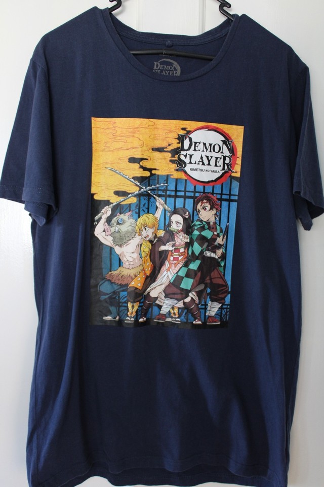 Demon Slayer T-Shirt, Tanjiro Nezuko, Inosuke Zenitsu Watercolor Anime Tee Shirt