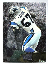LAMAR LATHON Carolina Panthers 1996 Fleer Metal Football Card #19