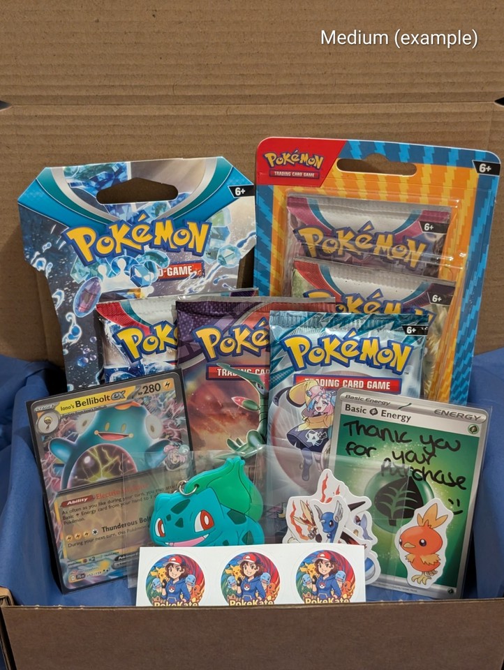 46 Pokemon Box Pokémon Mystery Box - Sealed Booster Packs + Guaranteed Ultra Rare ...