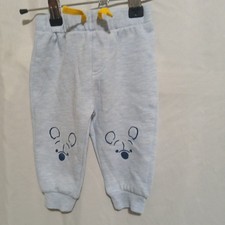 Disney Baby Pants 9 Mth Grey With Pooh On Knees