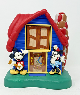 Mickey Minnie & Donald Vintage Seiko Disney Talking Tabletop Alarm