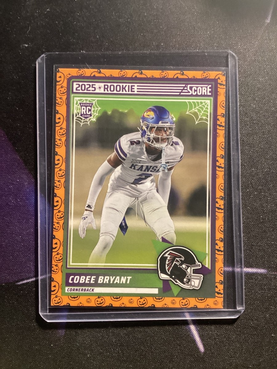COBEE BRYANT 2025 Panini Score A Treat Orange Pumpkins Rookie Card
