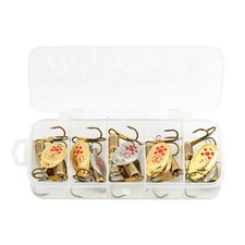 10Pcs Spinner Baits Set Fishing Lures Metal Baits Crankbait Fishing Accessories
