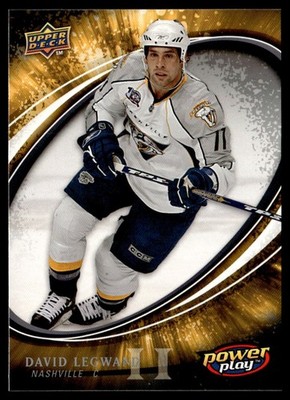 2008-09 Upper Deck Power Play Box Set David Legwand Nashville Predators #168