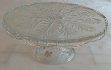 Fifth Avenue Crystal 11  Cake Stand Clear Crystal