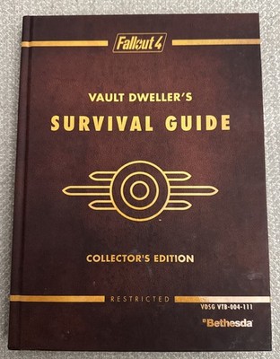 Fallout 4 Vault Dweller's Survival Guide Collector's Edition 2015 Hardcover Book