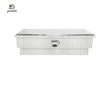 Side Mount Aluminum Truck Tool Box 36x12x13 Bed Trailer Storage Lock Silver