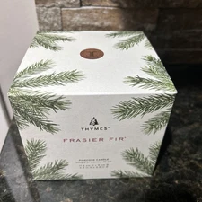 Thymes Frasier Fir Pinecone Candle NIB