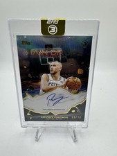 2026 Topps 3 Kristaps Porzingis Rain Drops Signature Auto 09/10