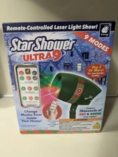 Star Shower Ultra 9 Christmas Laser Light Show Projector Stake w/ Remote Control