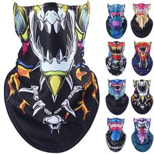 Skull Balaclava Neck Gaiter Fleece Face Mask Adjustable Face Scarf for Men Women