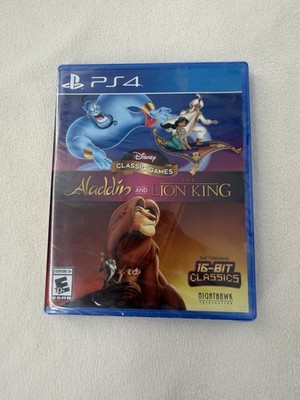 NEW! Disney Classic Games: Aladdin and The Lion King - Sony PlayStation 4/PS4.