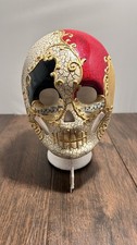 Máscara Día de Muertos Mascarada Día de los Muertos Máscara Calavera Musical Molde Duro