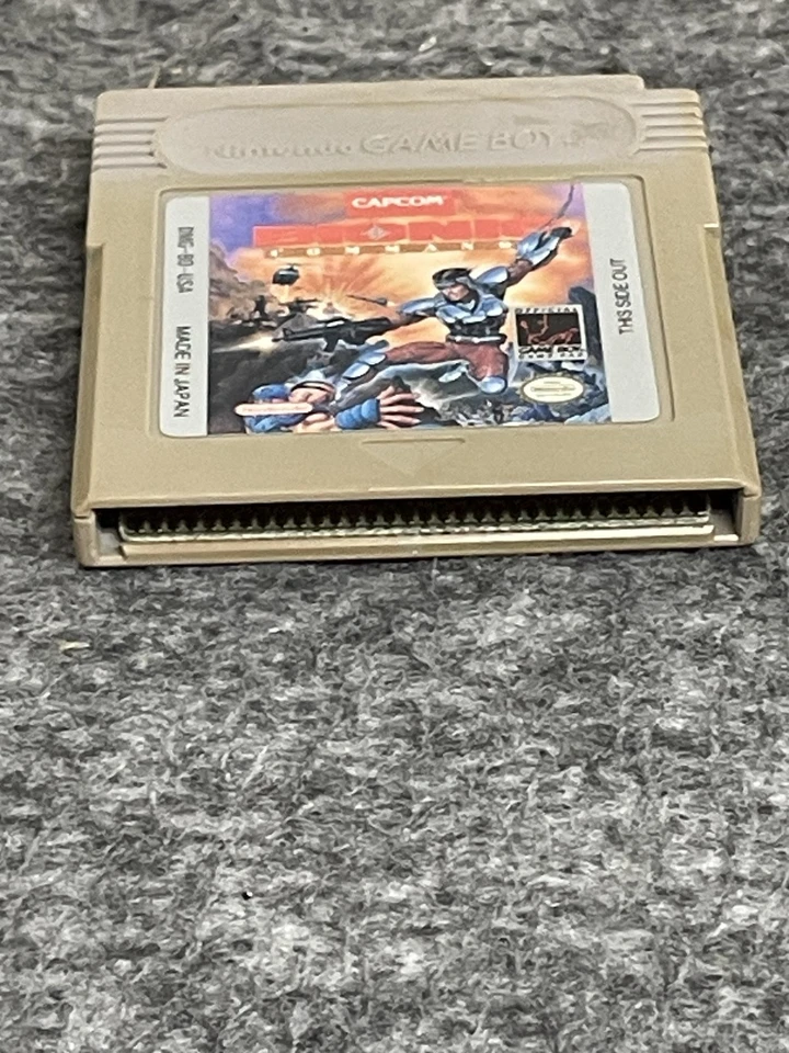Bionic Commando Nintendo Game Boy Cartridge Japan Capcom Tested Retro - Image 3 of 4