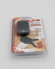 New FZONE FT-2001 Clip On Tuner Strings Chromatic Guitar Violin with Battery
