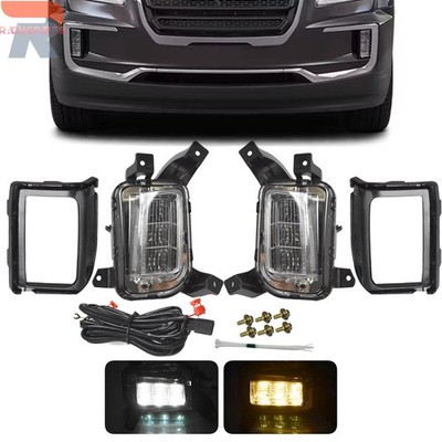 LED Fog Light Kit for 2016-2017 GMC Terrain - DRL & Amber Signal Lamps