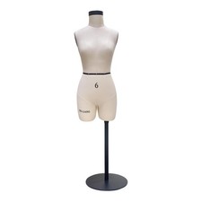 Half Scale Dress Form (Not Adult Full Size) 1:2 TabletopMiniature Sewing Half...