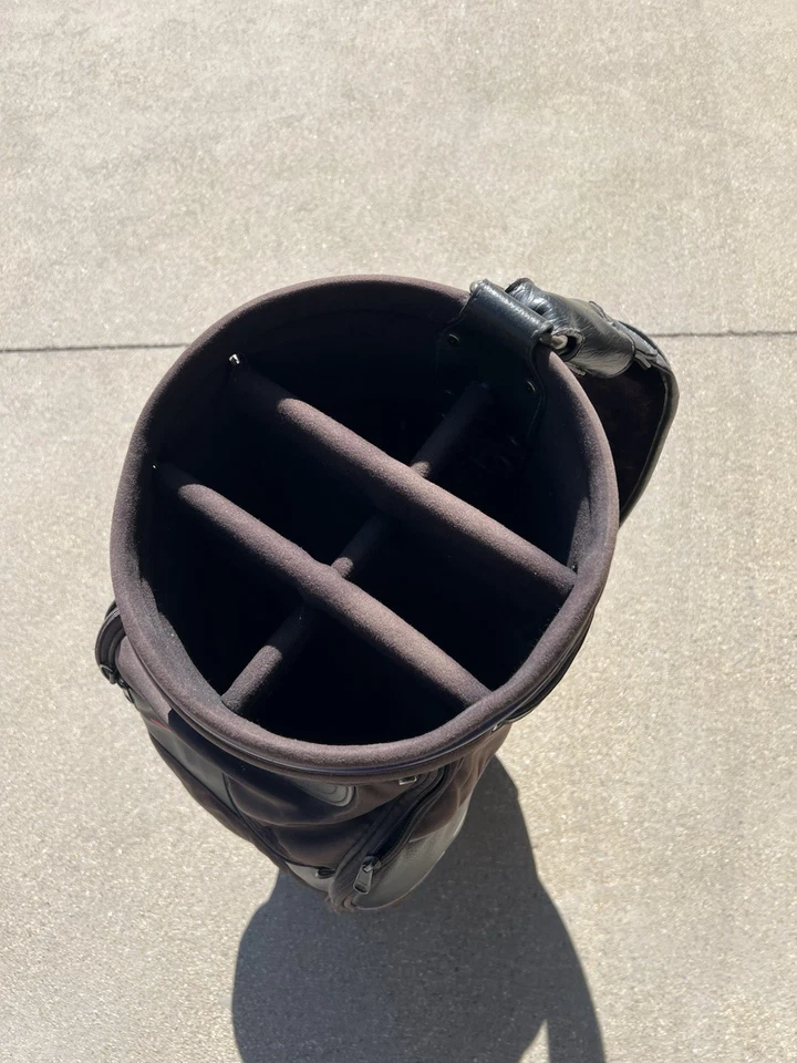 Cleveland Golf VAS Staff Bag Black 6 Way Vintage 4 Pockets - Image 3 of 4