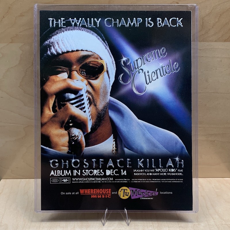 Ghostface Killah Supreme Clientele Wu-Tang Clan FUBU promo ad rap hip hop
