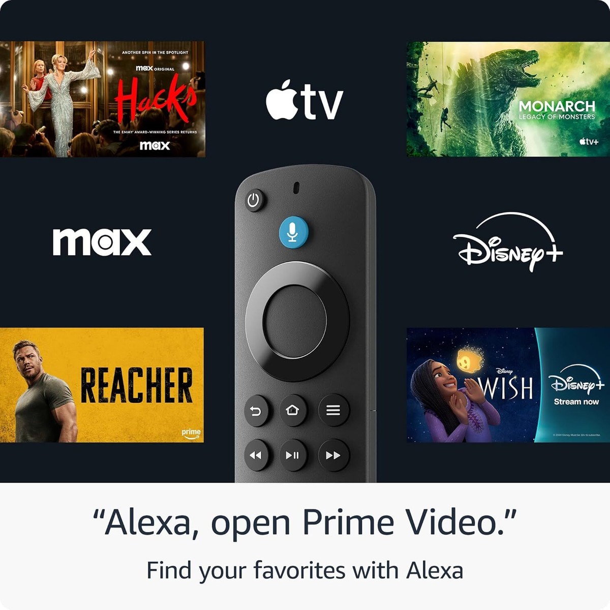 🔥2024 NEW Release Amazon Fire TV Stick HD TV Remote Alexa