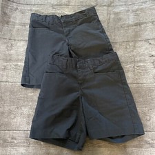 Girl  s Dickies Navy Blue Uniform Shorts 10 Regular