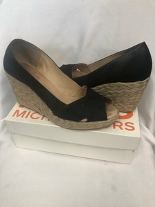 black peep toe espadrilles
