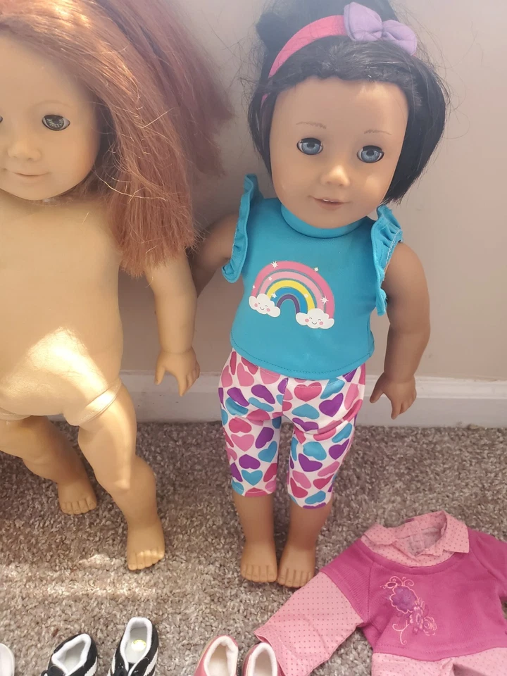 Lote de 3 muñecas Pleasant Company y American Girl con zapatos y ropa. PLS DESCRIPTI Foto 3 de 4