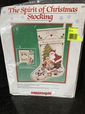 Dimensions The Spirit of Christmas Stocking Counted Cross Stitch Kit 8370