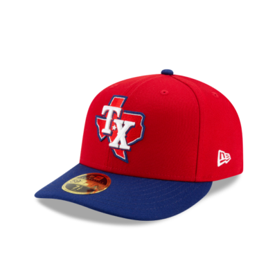 Texas Rangers New Era Red 59Fifty On Field Basic Low Profile