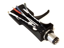 Kenwood KD-600 Turntable Litz 5N Silver Wired Matte Black Finish Headshell