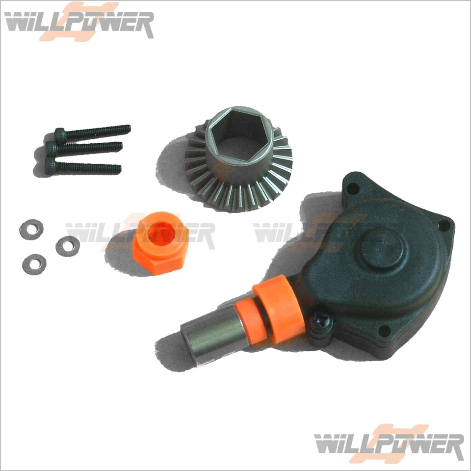 Hobao Hyper 21 Engine Back Plate (RC-WillPower) Pull Roto Start Hex Shaft Motor - Image 3 of 4