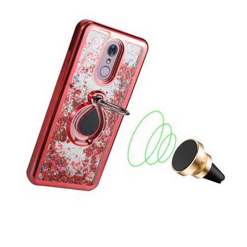 SUMSUNG NOTE 10 Pro Case,Case Liquid Bling Sparkle with Ring Girls Protect case - Zdjęcie 15 z 22