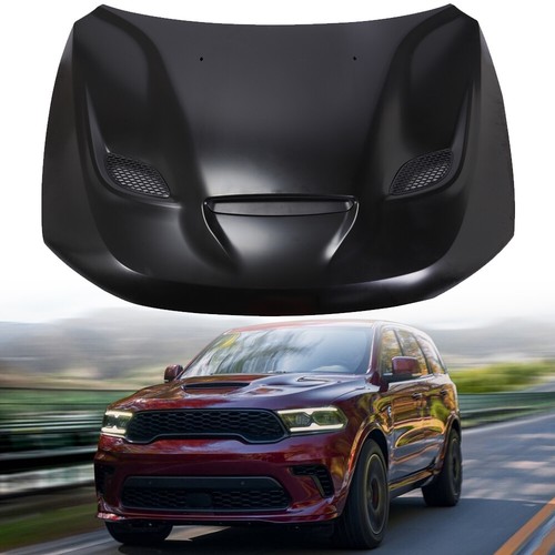 For 2011-2024 Dodge Durango SRT Hellcat style ALUMINUM Metal Hood With Bezels